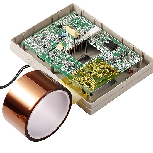 Best selling|Gold Finger High-Temp|Industrial Tough|Black|High-Voltage|Electrical Equipment|25mmx50m|OEM Design|https://www.lvmeikapton.com/